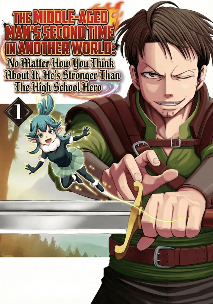 Isekai Nidome no Ossan, Dou Kangaete mo Koukousei Yuusha Yori Tsuyoi