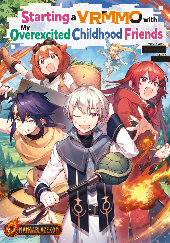 Hyahhana Osananajimi-tachi to Hajimeru VRMMO cover