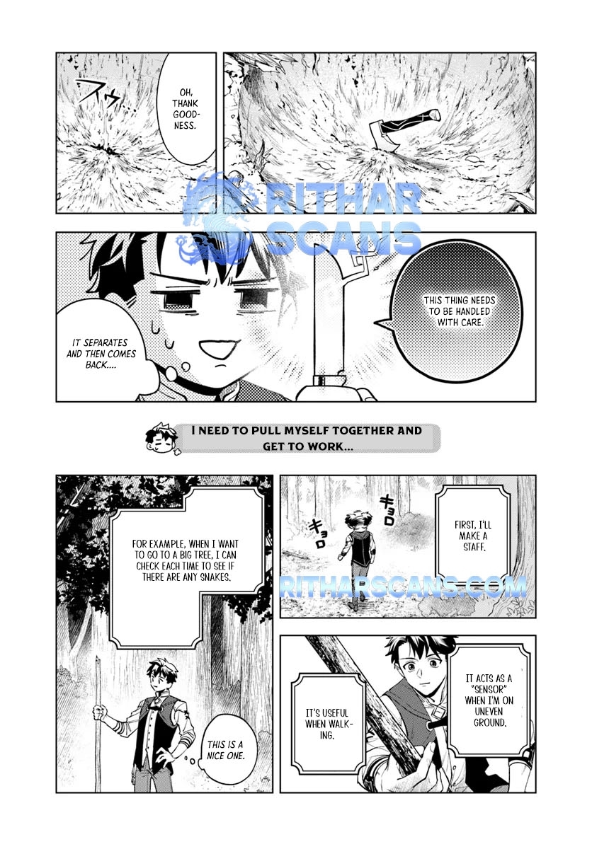 Isekai no Sumikko de Kaiteki Monozukuri Seikatsu ~Megami-sama no Kureta Koubou wa Chotto Yarisugi Seinou Datta~ – Chapter 1 – Page 22