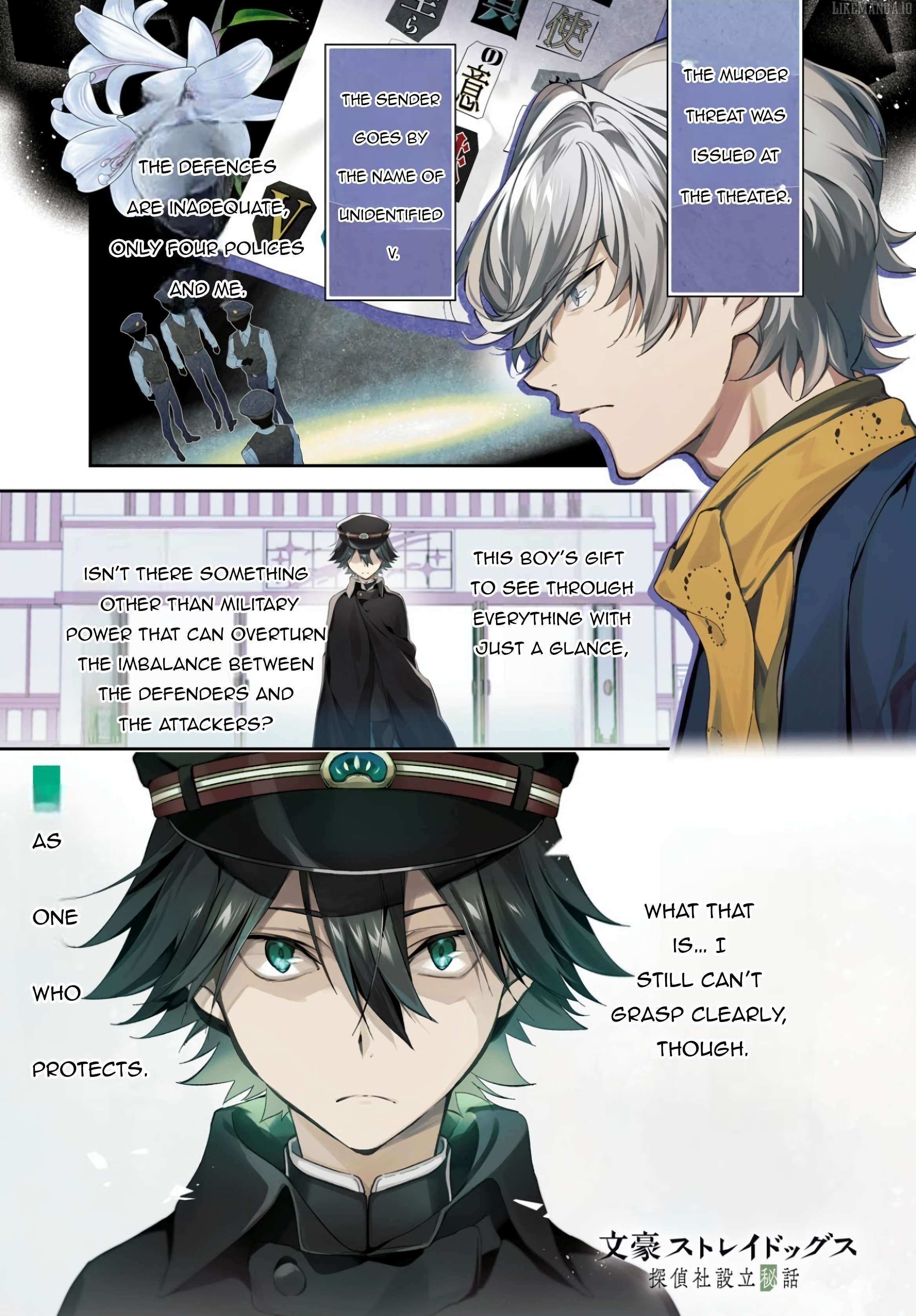 Bungou Stray Dogs - Tantei-sha Setsuritsu Hiwa? – Chapter 6 – Page 1