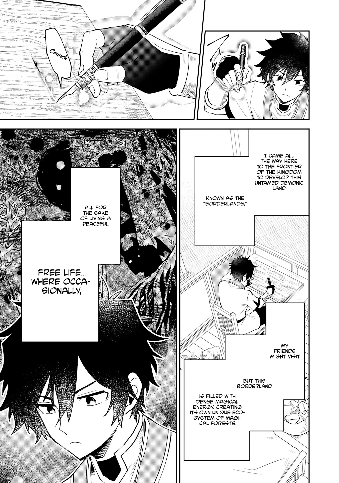 Yakume wo Hatashita Hiyage no Yuusha wa, Henkyou de Jiyuu ni Ikiteimasu – Chapter 3 – Page 5