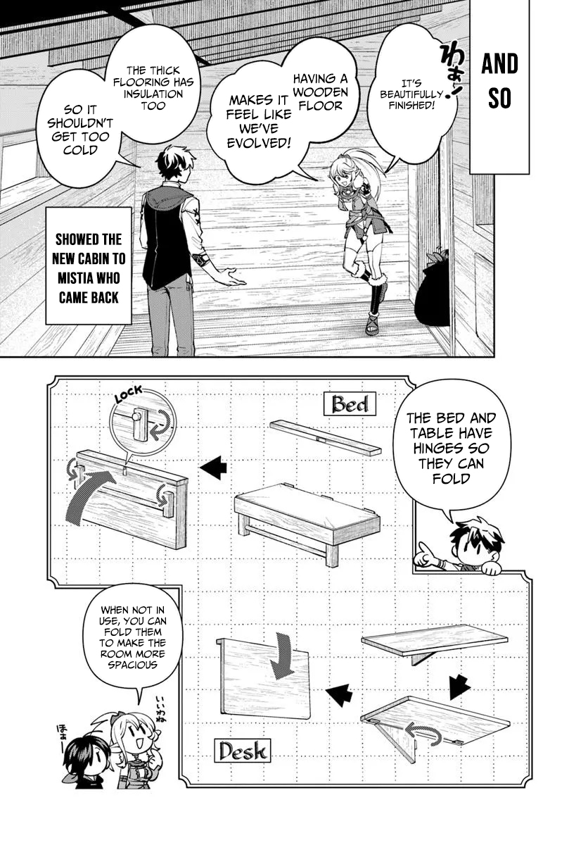 Isekai no Sumikko de Kaiteki Monozukuri Seikatsu ~Megami-sama no Kureta Koubou wa Chotto Yarisugi Seinou Datta~ – Chapter 13 – Page 14