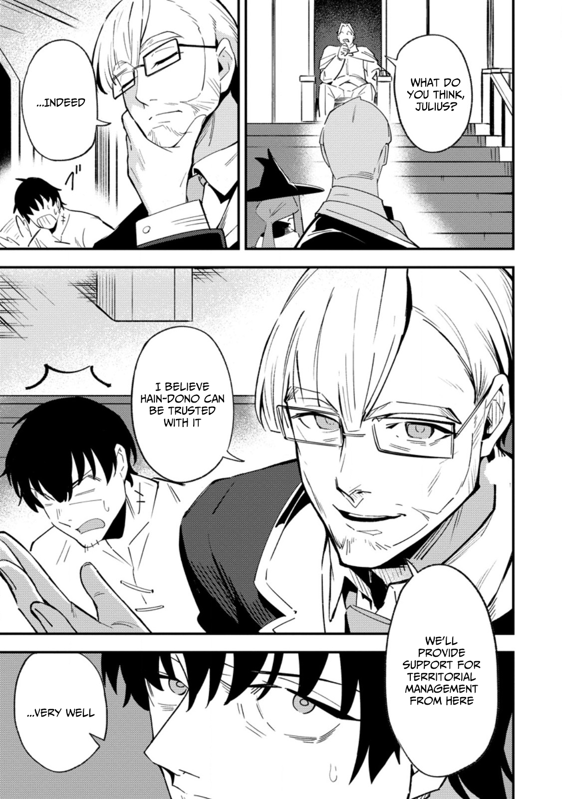 Saikyou Kyuutei Shinan-yaku no Ossan, Tsuihousareta Hekichi de Musou Suru ~Maboroshi to Natta Shuzoku no Bishoujo-tachi o Sodatete Henkyou o Kaitaku~ – Chapter 14 – Page 20