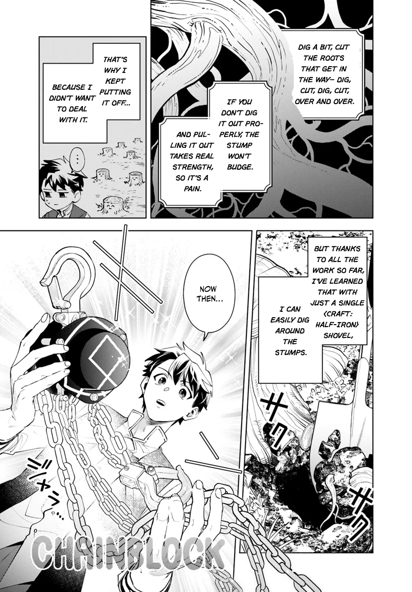 Isekai no Sumikko de Kaiteki Monozukuri Seikatsu ~Megami-sama no Kureta Koubou wa Chotto Yarisugi Seinou Datta~ – Chapter 7 – Page 14