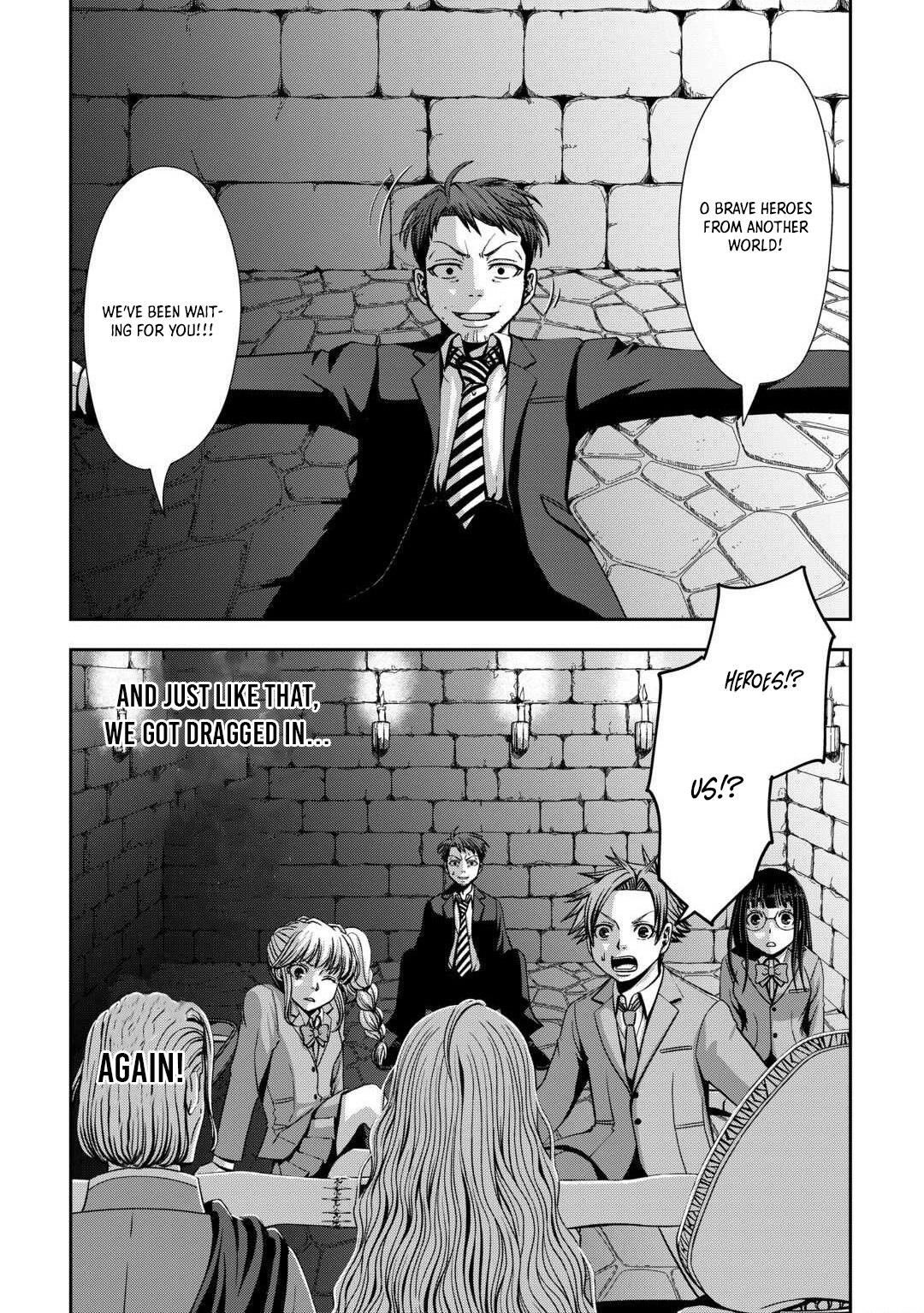 Isekai Nidome no Ossan, Dou Kangaete mo Koukousei Yuusha Yori Tsuyoi – Chapter 1 – Page 10