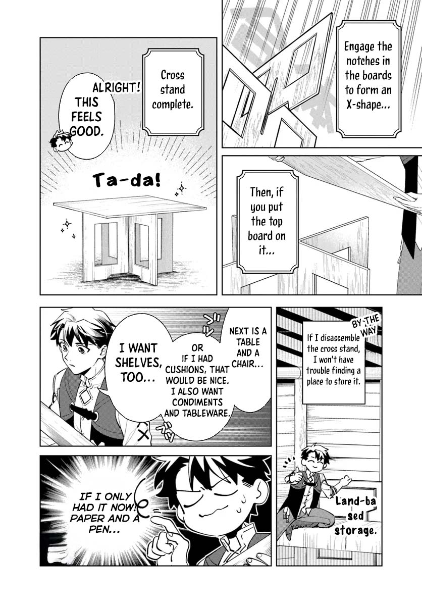 Isekai no Sumikko de Kaiteki Monozukuri Seikatsu ~Megami-sama no Kureta Koubou wa Chotto Yarisugi Seinou Datta~ – Chapter 6 – Page 11