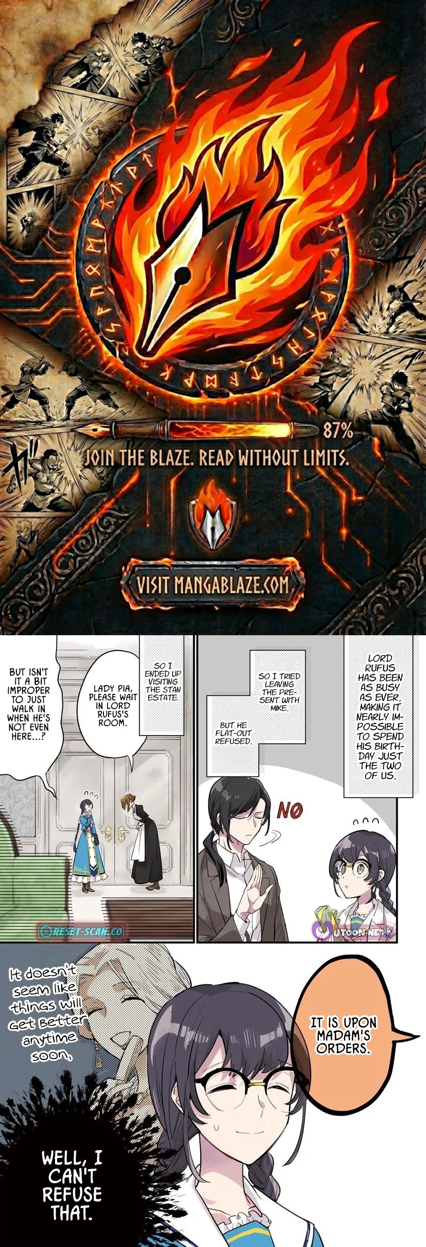 Yowaki MAX Reijou nanoni, Ratsuwan Konyakusha-sama no Kake ni Notte Shimatta – Chapter 23 – Page 1