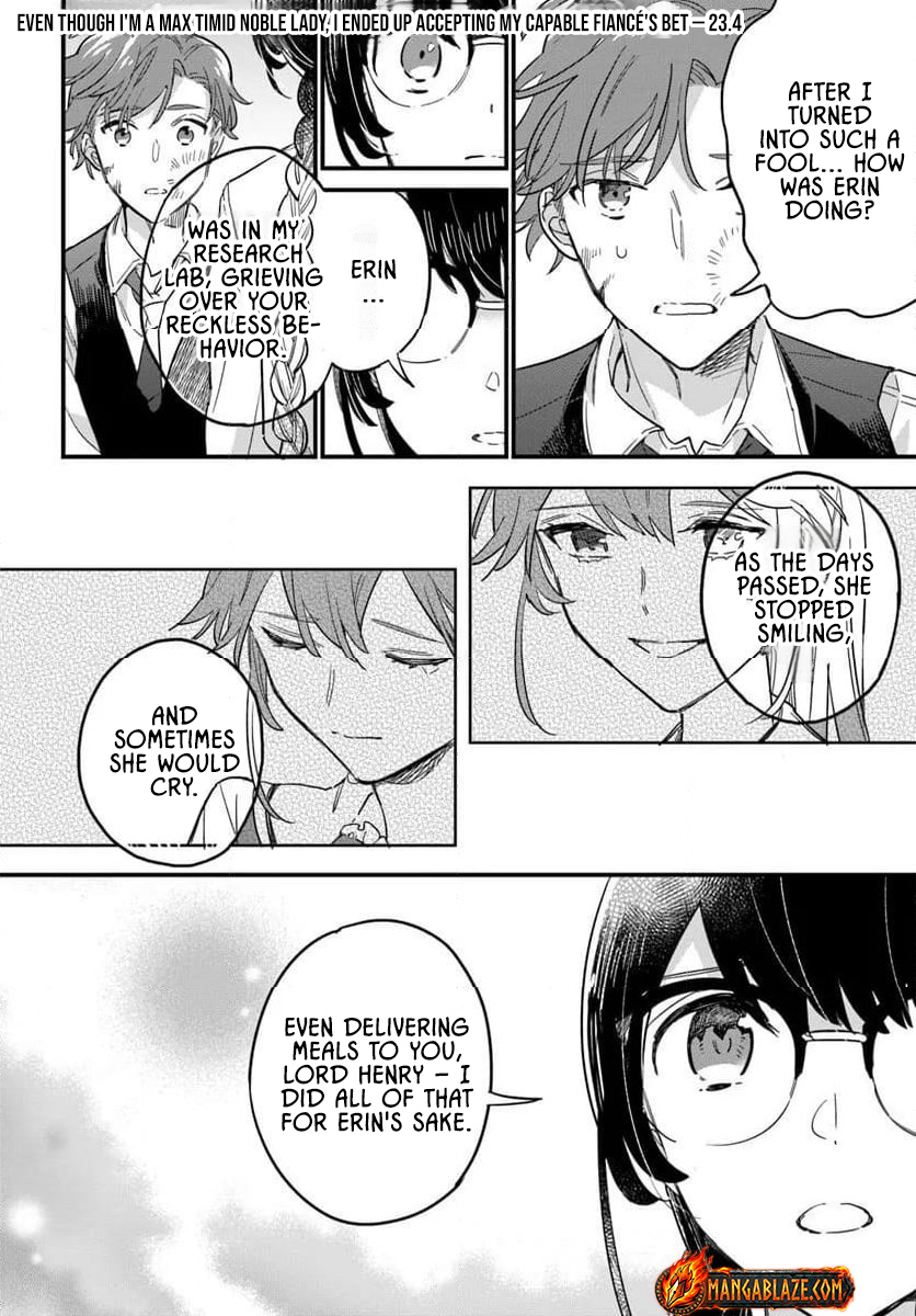 Yowaki MAX Reijou nanoni, Ratsuwan Konyakusha-sama no Kake ni Notte Shimatta – Chapter 23 – Page 27