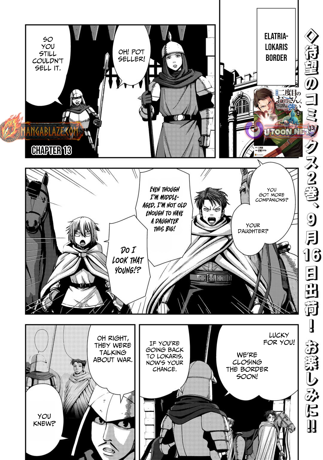 Isekai Nidome no Ossan, Dou Kangaete mo Koukousei Yuusha Yori Tsuyoi – Chapter 13 – Page 2