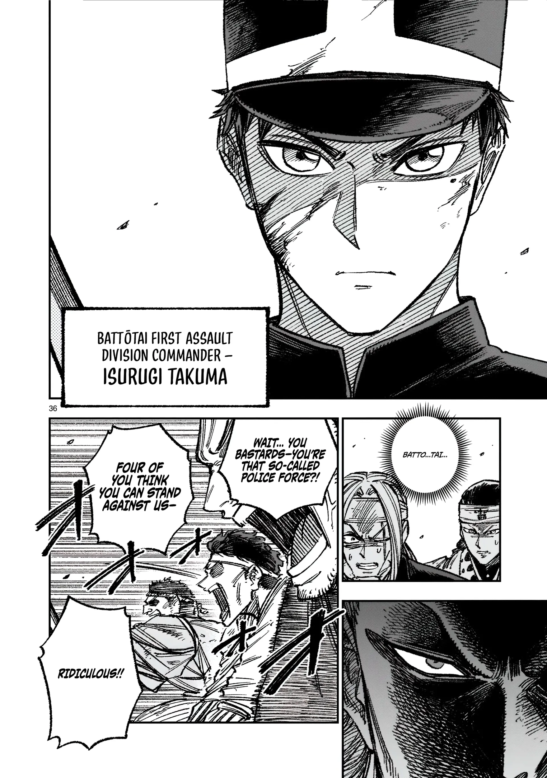 Forlorn Hope ~Keishichou Battoutai Senki~ – Chapter 1 – Page 36