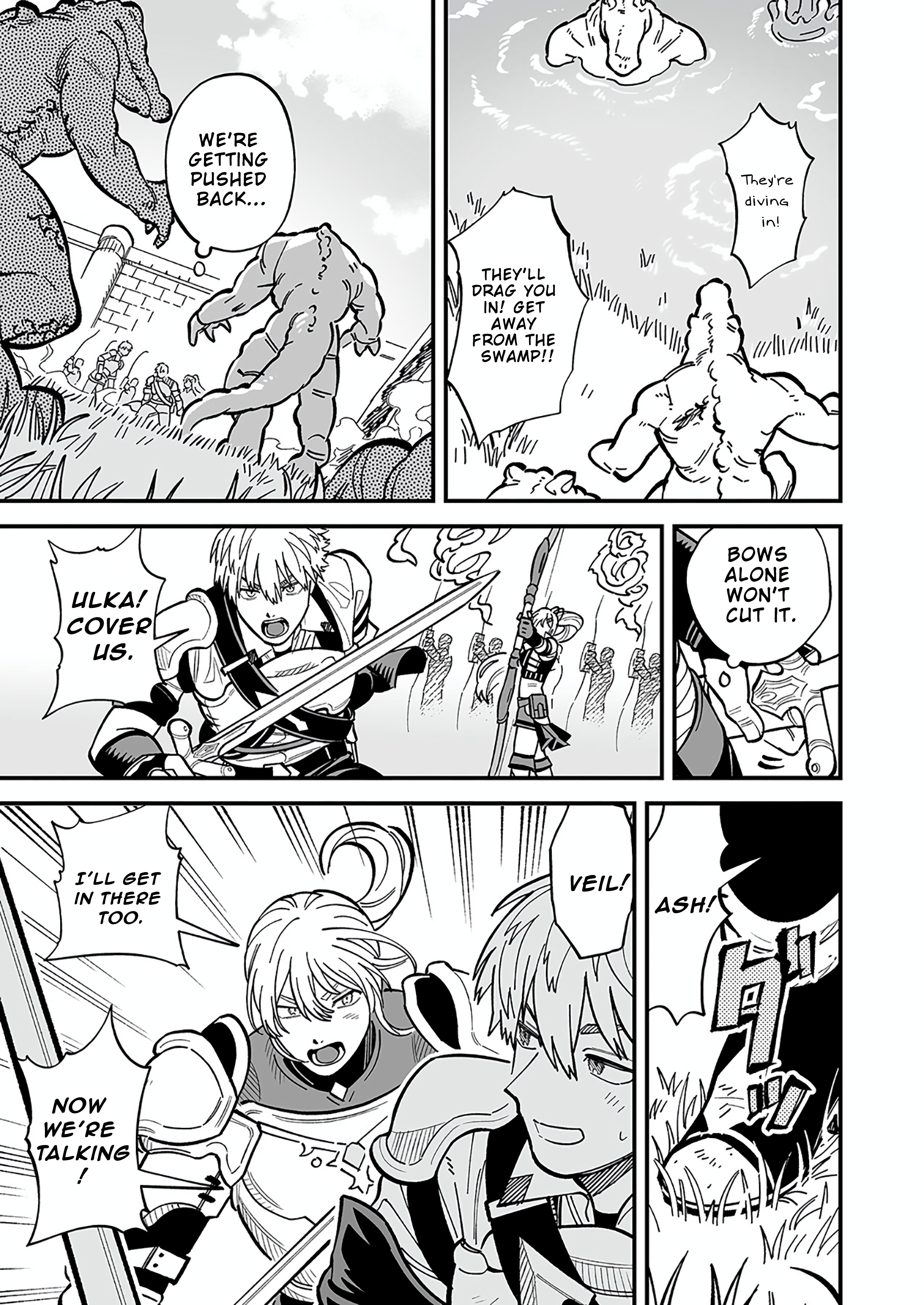 Haiiro no Ash ~Teikoku Kishidan wo Kubi ni Natta Ore wa Dungeon Toshi de Haiiro no Jinsei wo Hikkuri Kaesu~ – Chapter 11.1 – Page 8