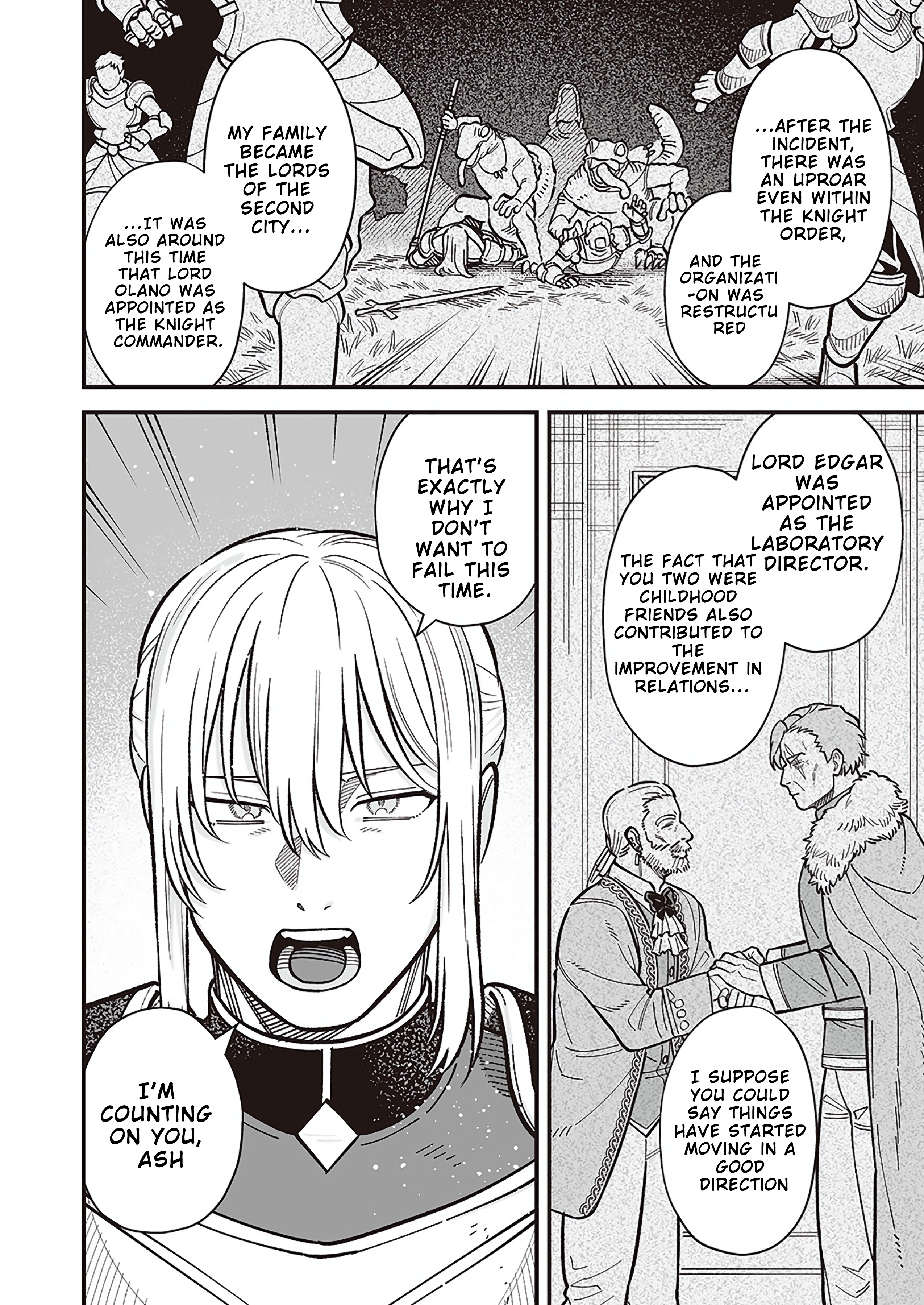 Haiiro no Ash ~Teikoku Kishidan wo Kubi ni Natta Ore wa Dungeon Toshi de Haiiro no Jinsei wo Hikkuri Kaesu~ – Chapter 12.2 – Page 3