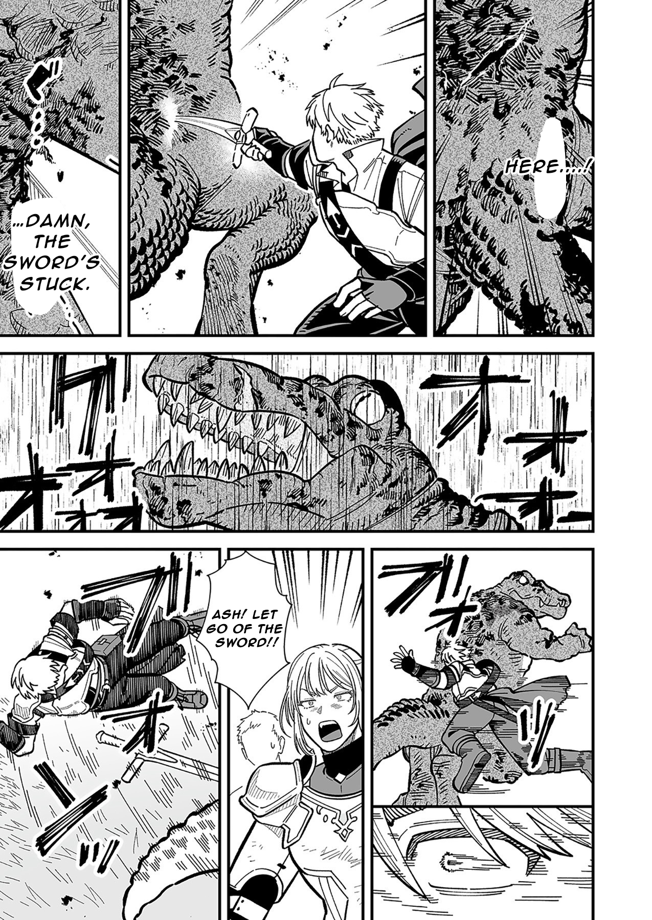 Haiiro no Ash ~Teikoku Kishidan wo Kubi ni Natta Ore wa Dungeon Toshi de Haiiro no Jinsei wo Hikkuri Kaesu~ – Chapter 13 – Page 24