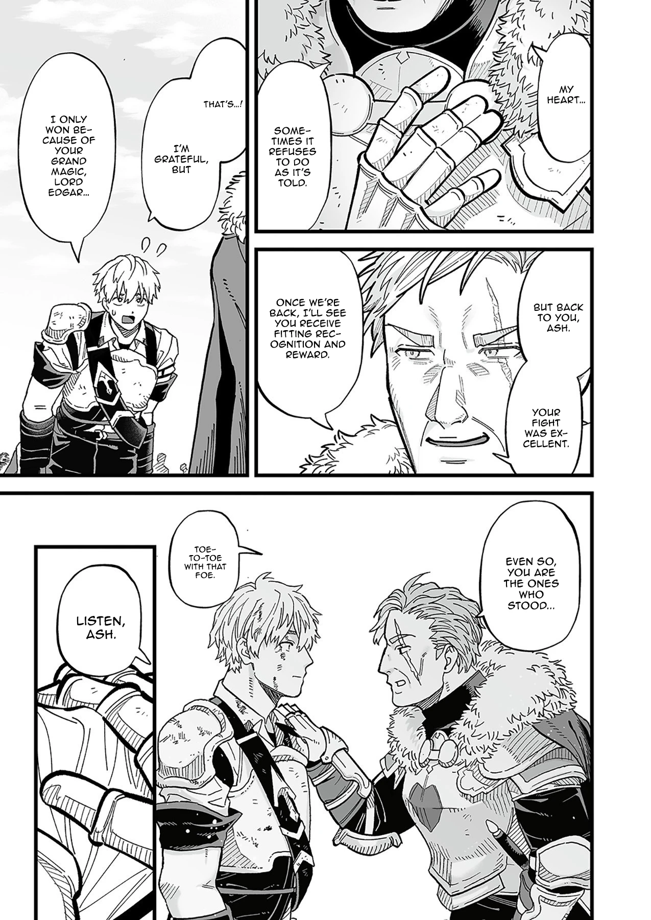 Haiiro no Ash ~Teikoku Kishidan wo Kubi ni Natta Ore wa Dungeon Toshi de Haiiro no Jinsei wo Hikkuri Kaesu~ – Chapter 14.2 – Page 4