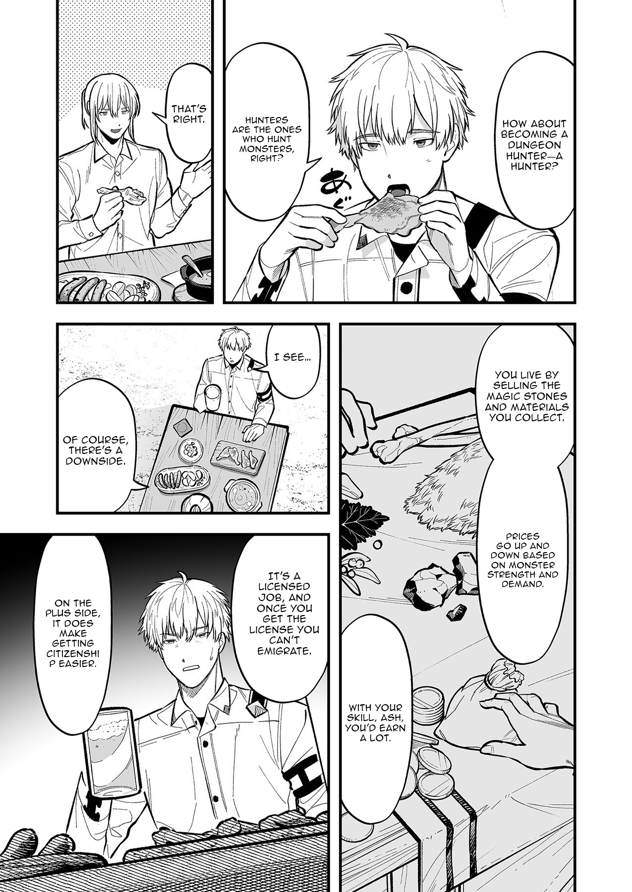 Haiiro no Ash ~Teikoku Kishidan wo Kubi ni Natta Ore wa Dungeon Toshi de Haiiro no Jinsei wo Hikkuri Kaesu~ – Chapter 2 – Page 12