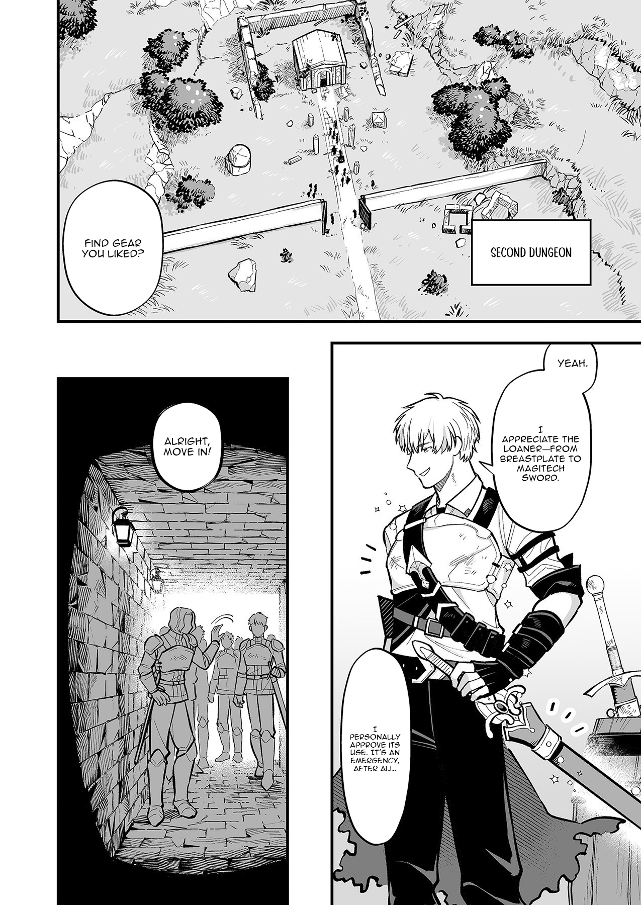 Haiiro no Ash ~Teikoku Kishidan wo Kubi ni Natta Ore wa Dungeon Toshi de Haiiro no Jinsei wo Hikkuri Kaesu~ – Chapter 2 – Page 21