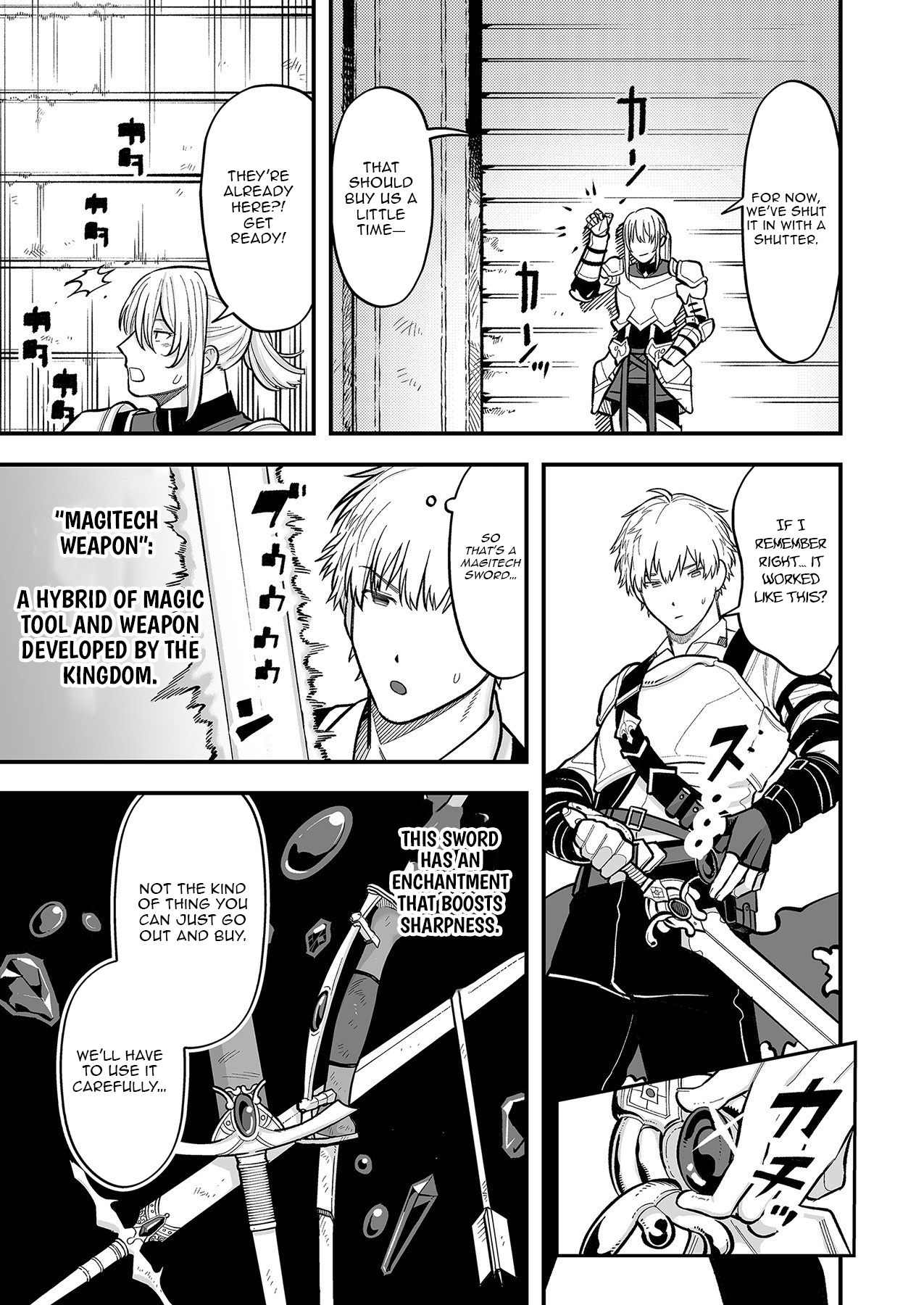 Haiiro no Ash ~Teikoku Kishidan wo Kubi ni Natta Ore wa Dungeon Toshi de Haiiro no Jinsei wo Hikkuri Kaesu~ – Chapter 2 – Page 24