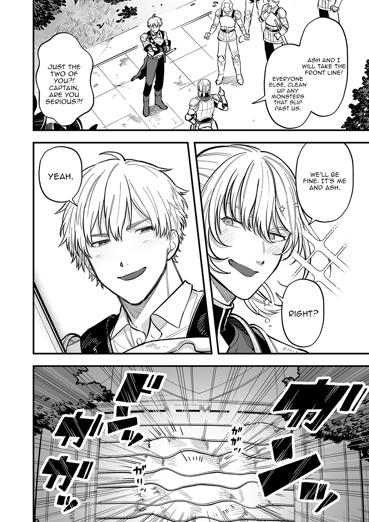 Haiiro no Ash ~Teikoku Kishidan wo Kubi ni Natta Ore wa Dungeon Toshi de Haiiro no Jinsei wo Hikkuri Kaesu~ – Chapter 2 – Page 25