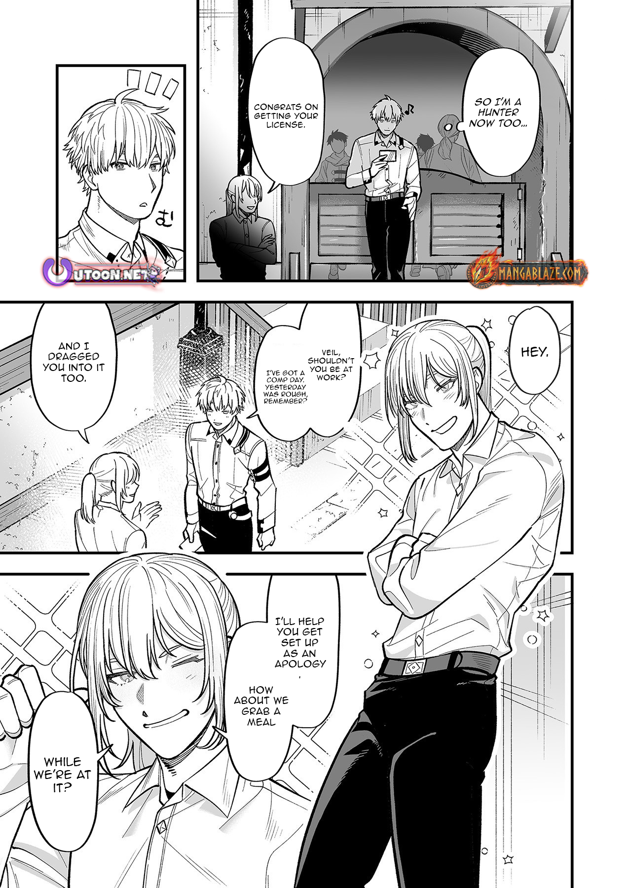 Haiiro no Ash ~Teikoku Kishidan wo Kubi ni Natta Ore wa Dungeon Toshi de Haiiro no Jinsei wo Hikkuri Kaesu~ – Chapter 4 – Page 6
