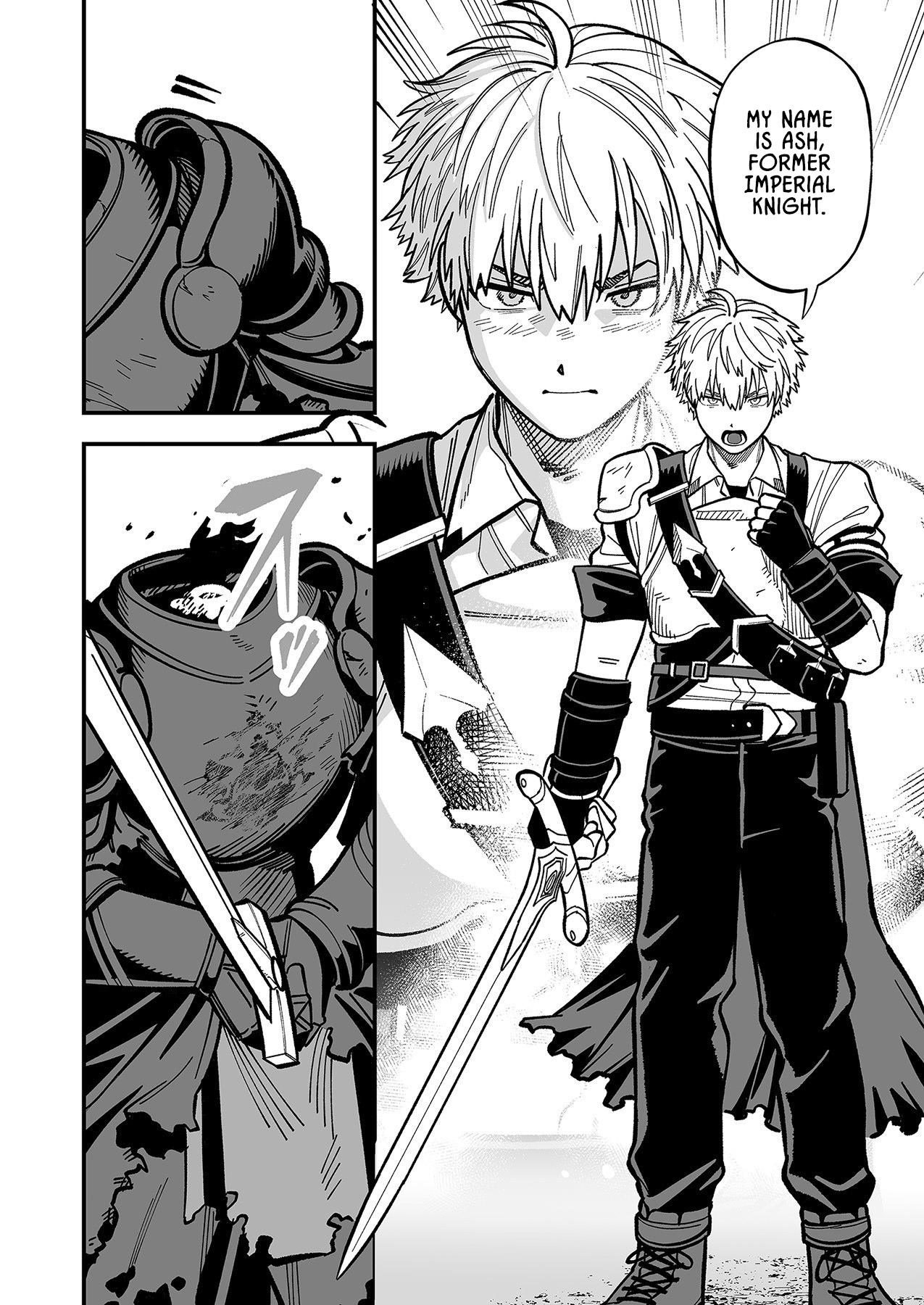 Haiiro no Ash ~Teikoku Kishidan wo Kubi ni Natta Ore wa Dungeon Toshi de Haiiro no Jinsei wo Hikkuri Kaesu~ – Chapter 7 – Page 8