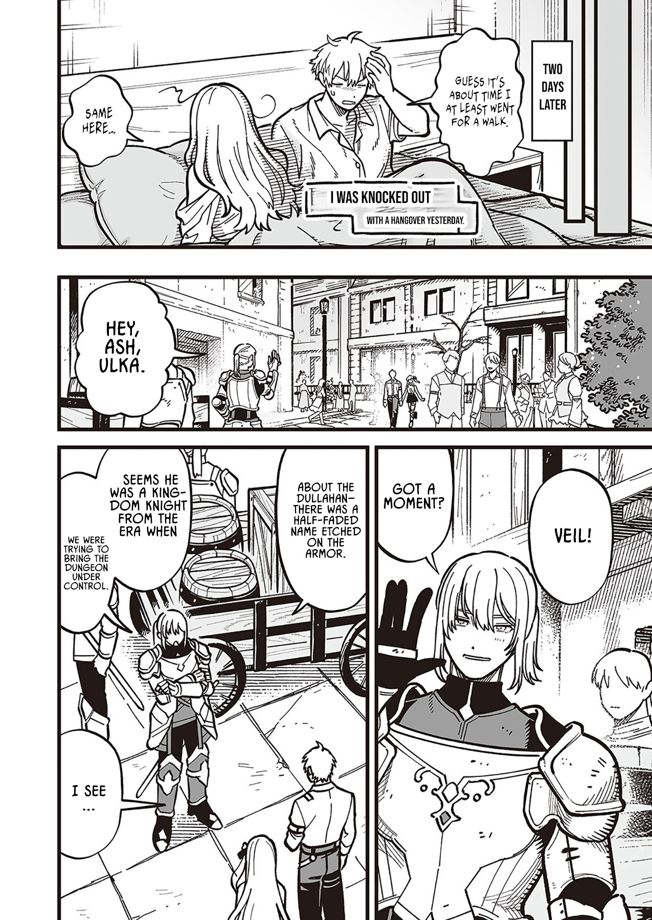 Haiiro no Ash ~Teikoku Kishidan wo Kubi ni Natta Ore wa Dungeon Toshi de Haiiro no Jinsei wo Hikkuri Kaesu~ – Chapter 8 – Page 14