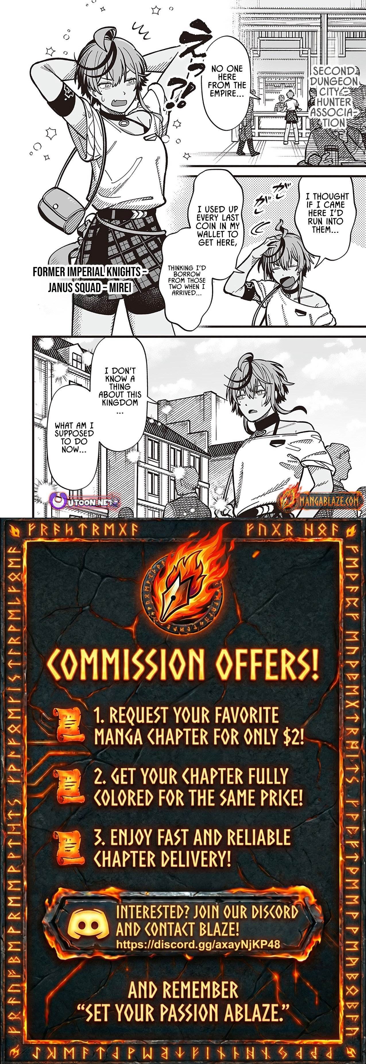 Haiiro no Ash ~Teikoku Kishidan wo Kubi ni Natta Ore wa Dungeon Toshi de Haiiro no Jinsei wo Hikkuri Kaesu~ – Chapter 8 – Page 24