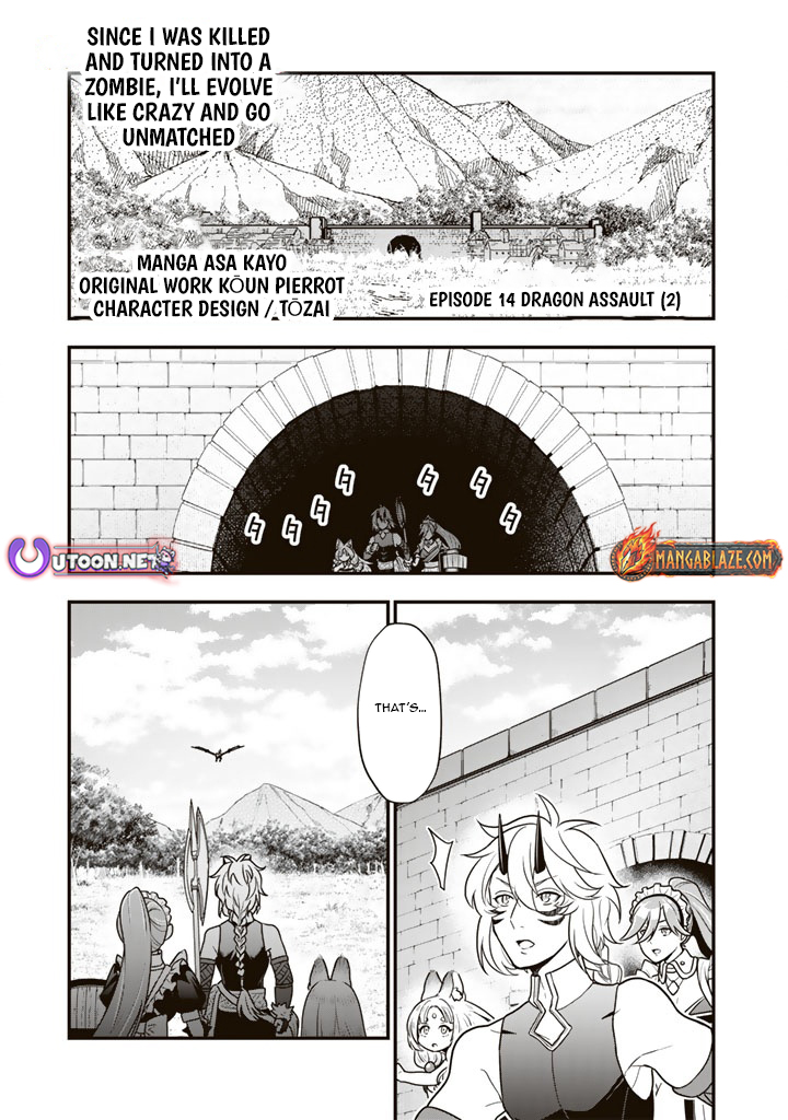 Korosaretara Zombie ni Nattanode, Shinka Shimakutte Musou Shiyou to Omoimasu – Chapter 14.2 – Page 2