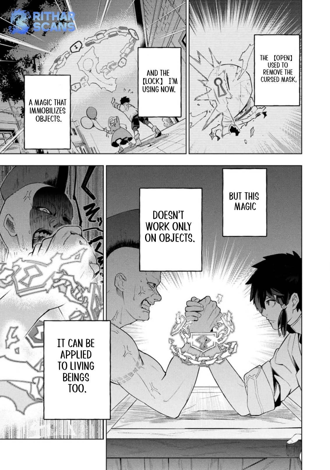 Kyuutei Kagishi, (Time Stop - Lock) to (Bunshibunkai - Release) no Noryoku wo Kakushiteitara Tsuihousareru – Chapter 1 – Page 34