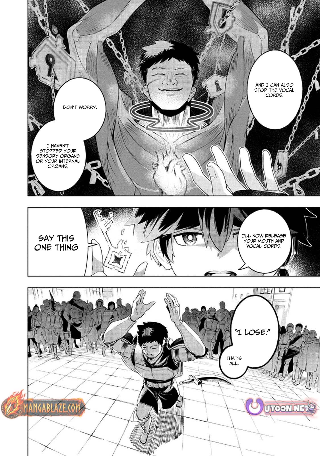 Kyuutei Kagishi, (Time Stop - Lock) to (Bunshibunkai - Release) no Noryoku wo Kakushiteitara Tsuihousareru – Chapter 5 – Page 11