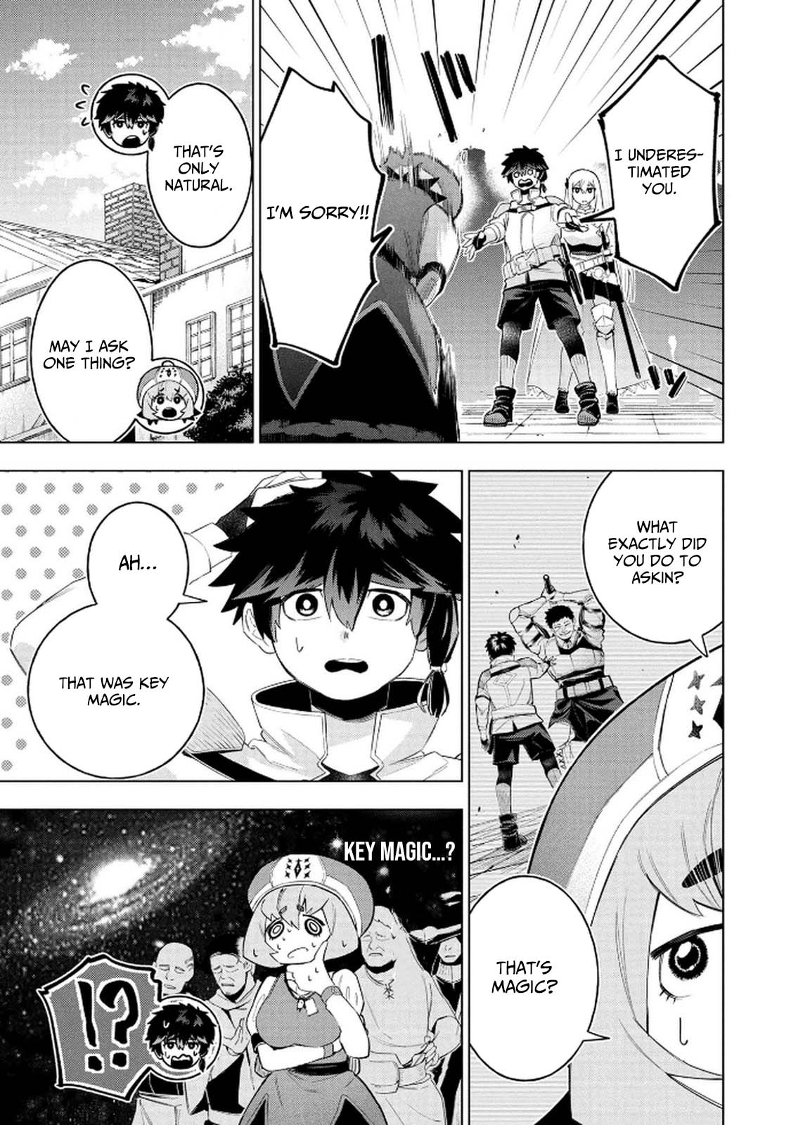 Kyuutei Kagishi, (Time Stop - Lock) to (Bunshibunkai - Release) no Noryoku wo Kakushiteitara Tsuihousareru – Chapter 5 – Page 18