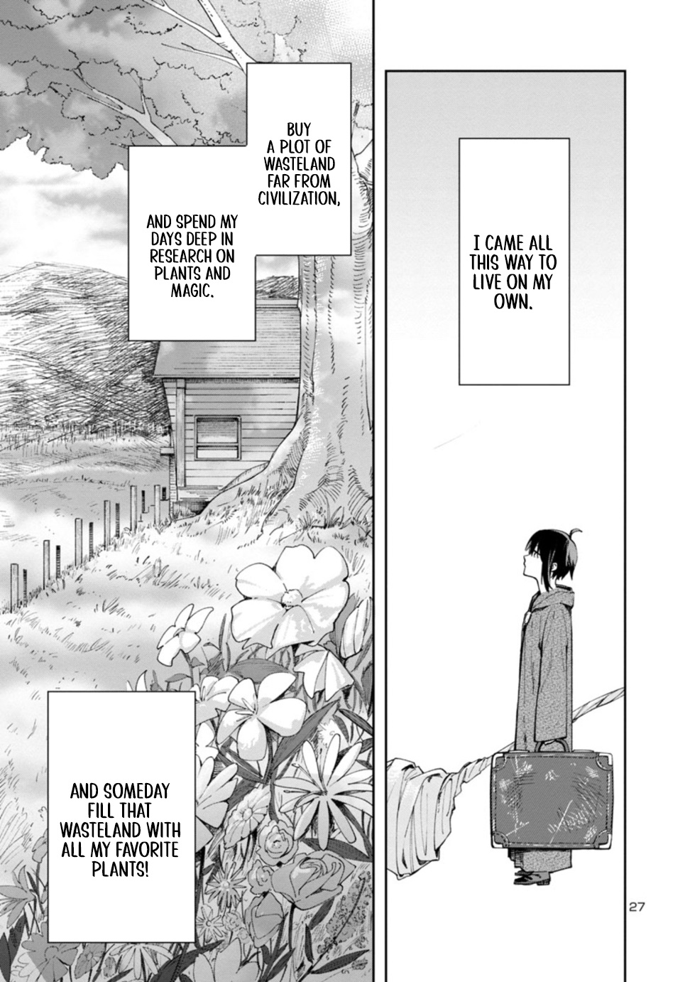 Kyuutei wo Kubi ni natta Shokubutsu Madoushi wa Slow Life wo Ouka suru – Chapter 1 – Page 27