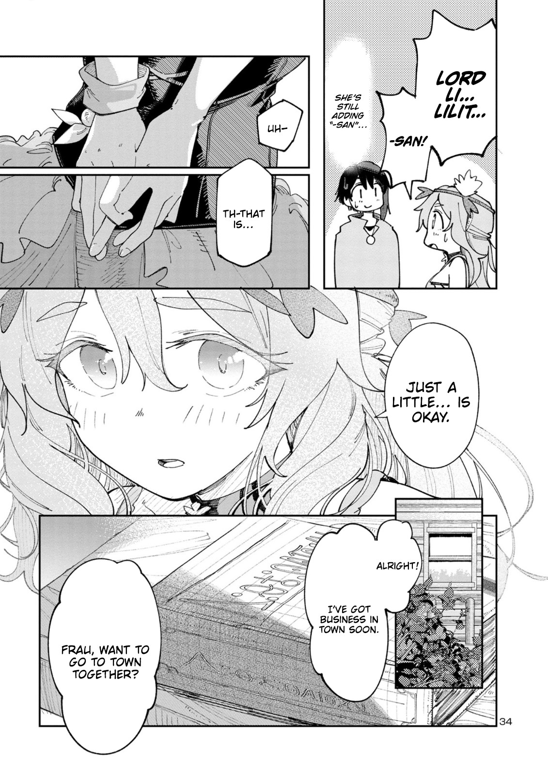 Kyuutei wo Kubi ni natta Shokubutsu Madoushi wa Slow Life wo Ouka suru – Chapter 8.2 – Page 34