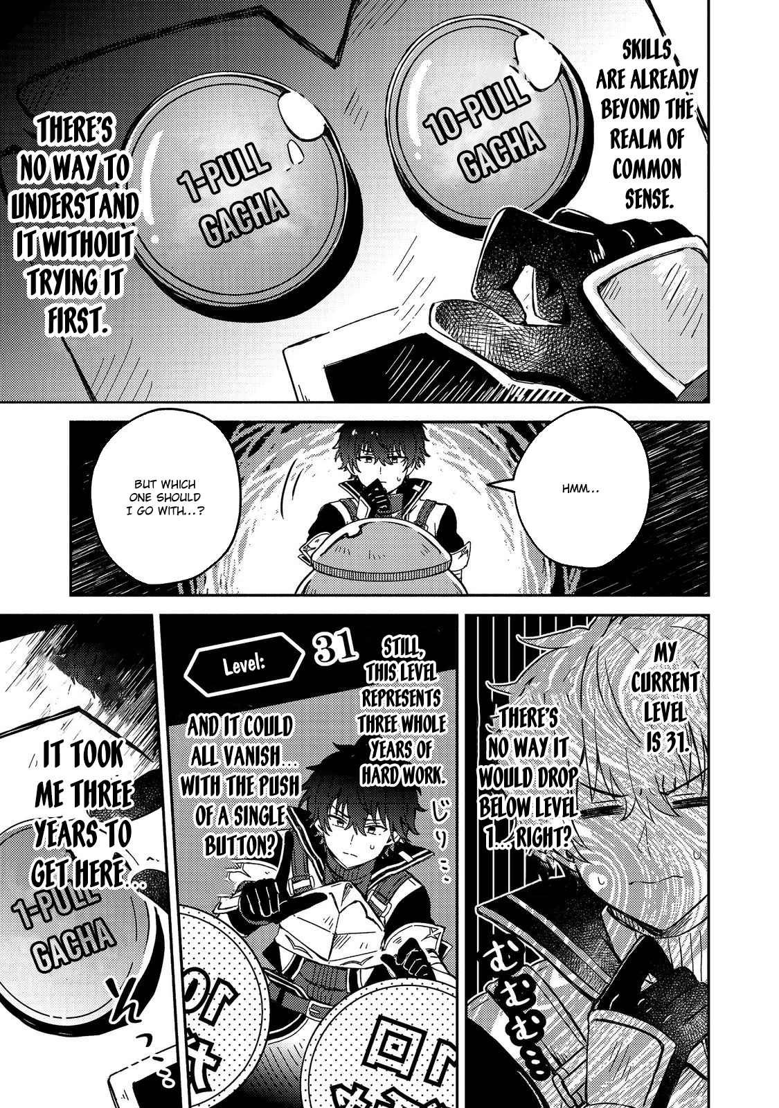 Level Gacha ~Hazure Status "Un" ga Kekkyoku Ichiban Juuyoudatta Ken~ – Chapter 1 – Page 38