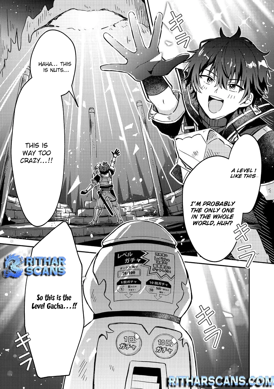 Level Gacha ~Hazure Status "Un" ga Kekkyoku Ichiban Juuyoudatta Ken~ – Chapter 1 – Page 50