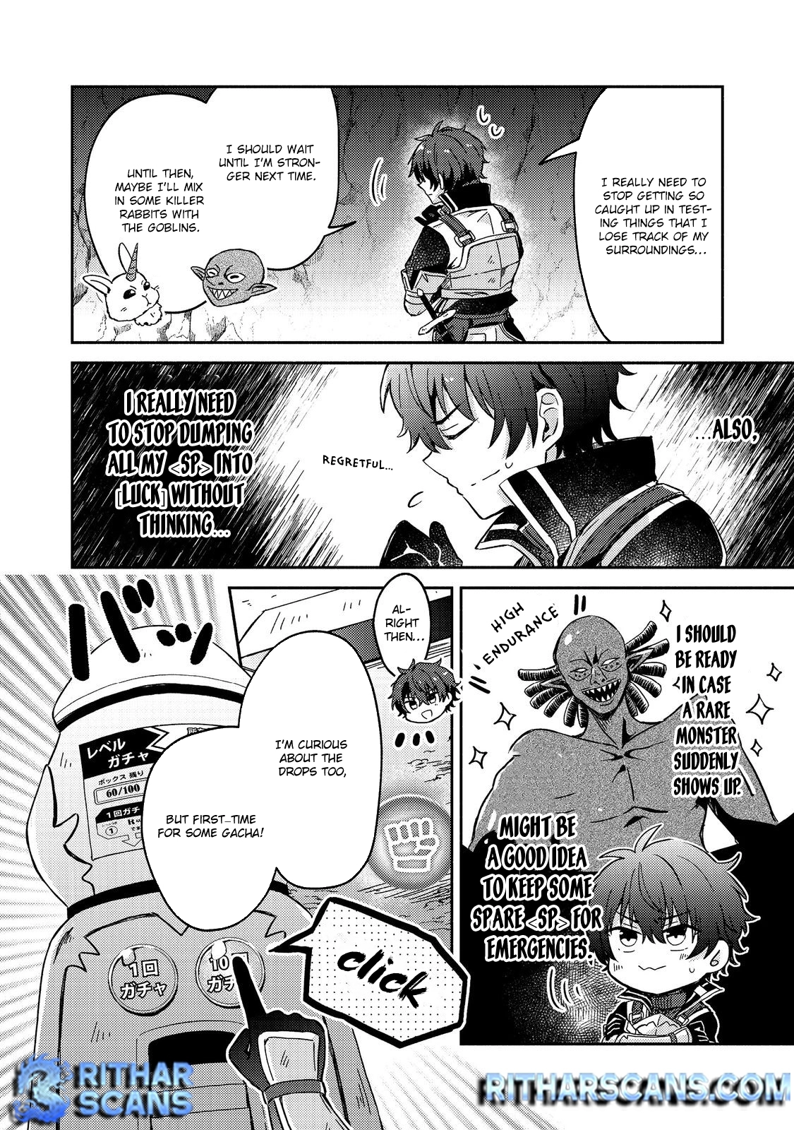 Level Gacha ~Hazure Status "Un" ga Kekkyoku Ichiban Juuyoudatta Ken~ – Chapter 3 – Page 13