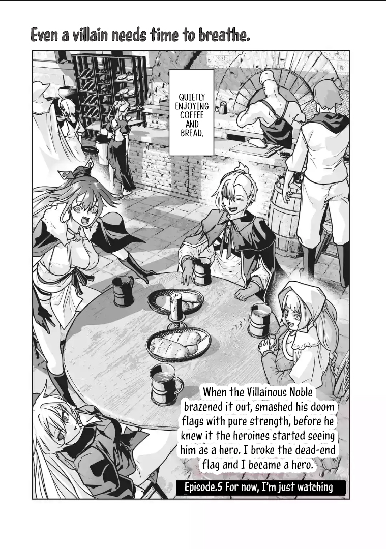 Akuyaku Kizoku ga Hirakinaotte Hametsu Furagu o Jitsuryoku de Hataki Otteitara, Itsunomanika Hirointachi Kara Eiyuushi Sareru you ni Natta ken – Chapter 5 – Page 4