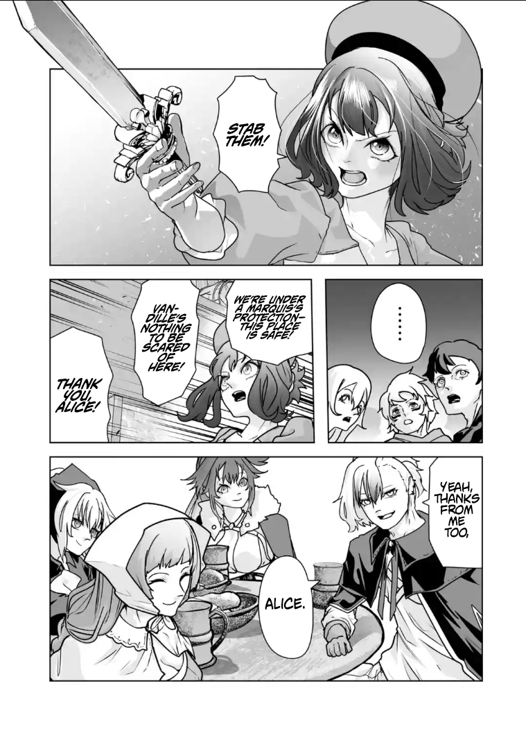 Akuyaku Kizoku ga Hirakinaotte Hametsu Furagu o Jitsuryoku de Hataki Otteitara, Itsunomanika Hirointachi Kara Eiyuushi Sareru you ni Natta ken – Chapter 5 – Page 15