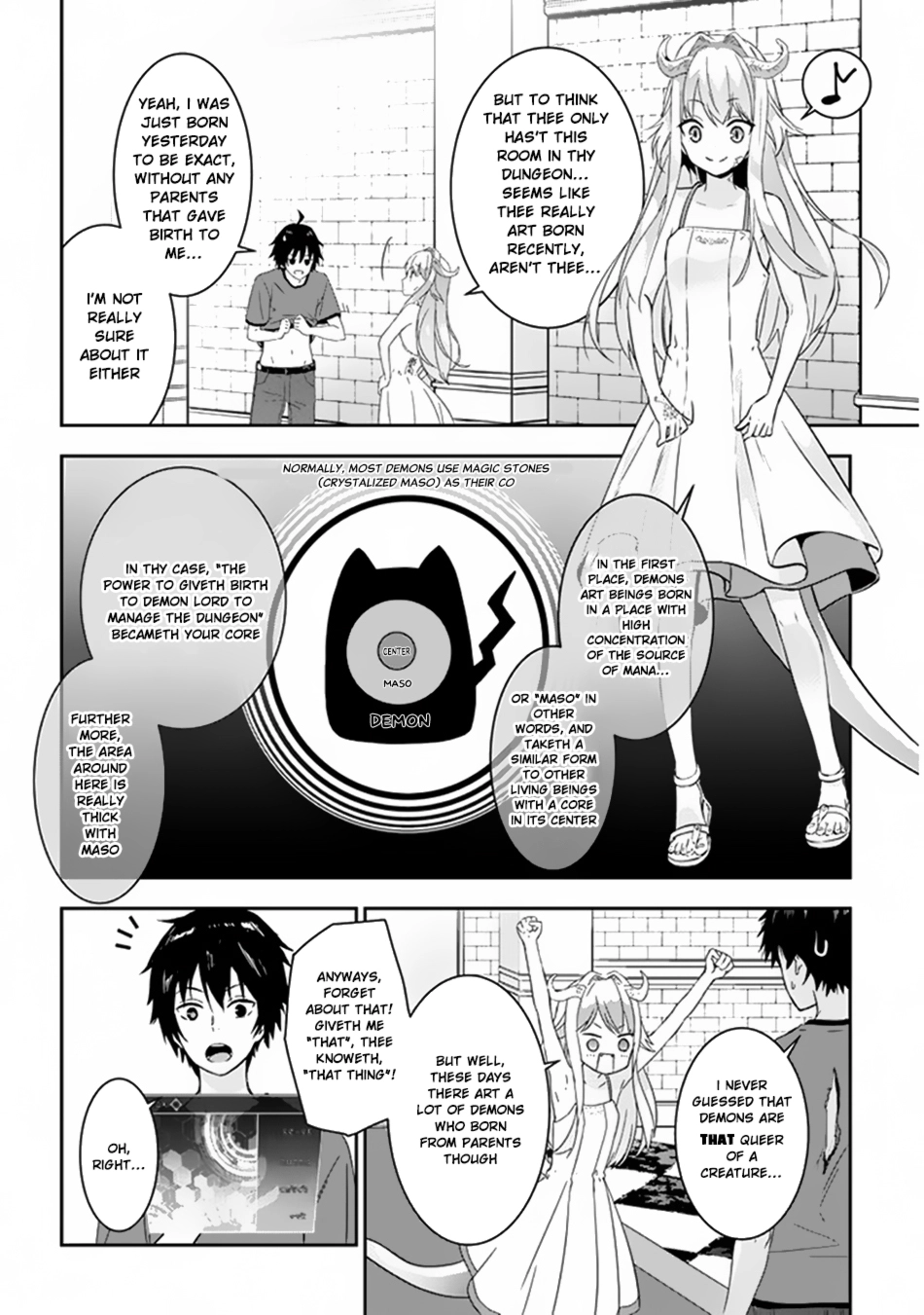 Maou ni Natta node, Dungeon Tsukutte Jingai Musume to Honobono suru – Chapter 1.2 – Page 11