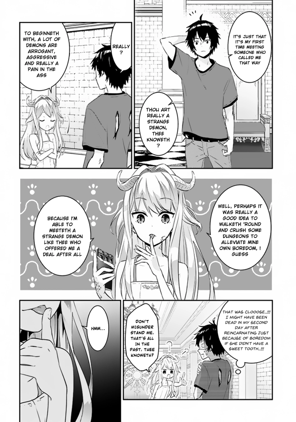 Maou ni Natta node, Dungeon Tsukutte Jingai Musume to Honobono suru – Chapter 1.2 – Page 13