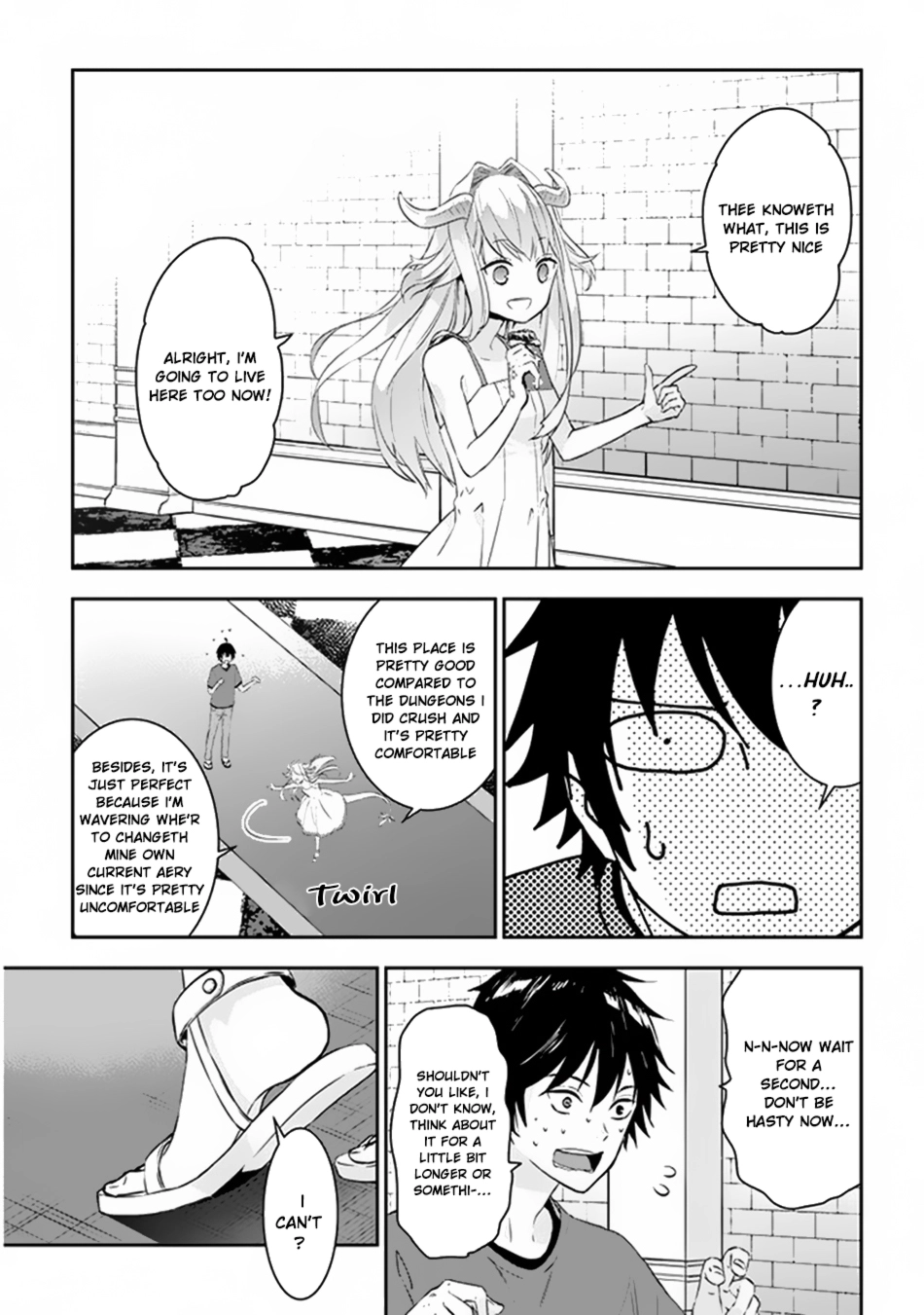 Maou ni Natta node, Dungeon Tsukutte Jingai Musume to Honobono suru – Chapter 1.2 – Page 14