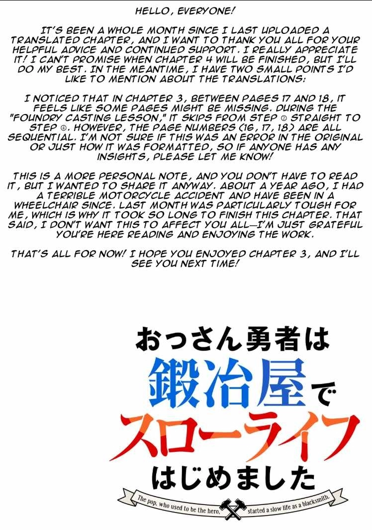 Ossan Yuusha wa Kajiya de Slow Life Hajimemashita – Chapter 3 – Page 30