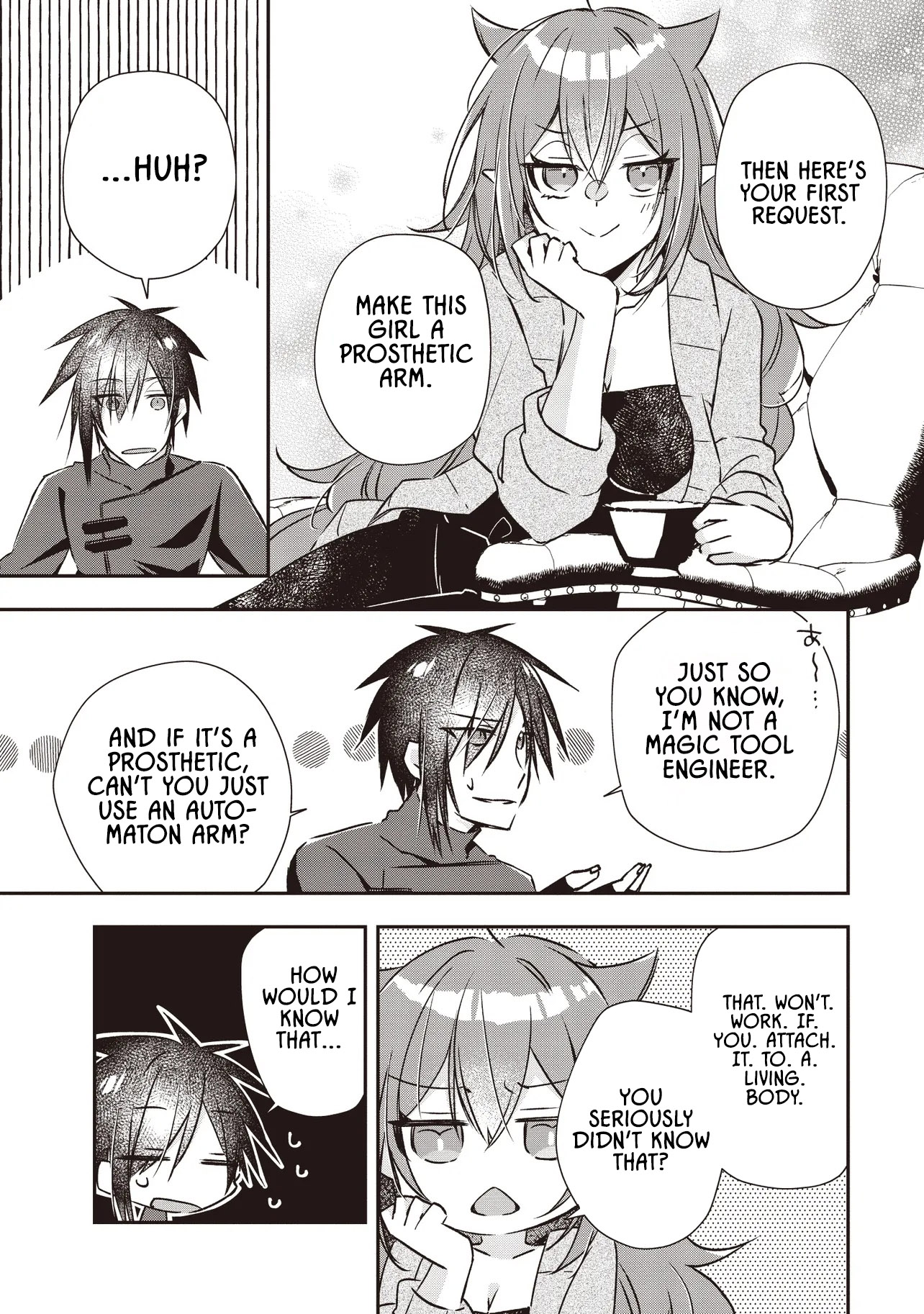 PowerHara Guild Master wo Bunnagutte Black Seiken Guild wo Kubi ni Natta no de, Henkyou de Seiken Koubou wo Hiraku Koto ni shita – Chapter 4.4 – Page 3