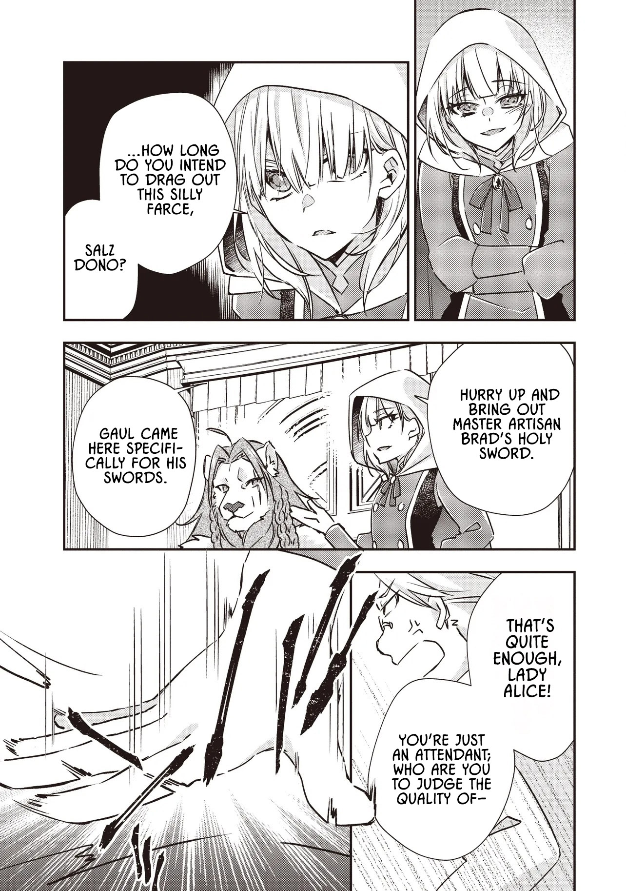 PowerHara Guild Master wo Bunnagutte Black Seiken Guild wo Kubi ni Natta no de, Henkyou de Seiken Koubou wo Hiraku Koto ni shita – Chapter 5.2 – Page 9