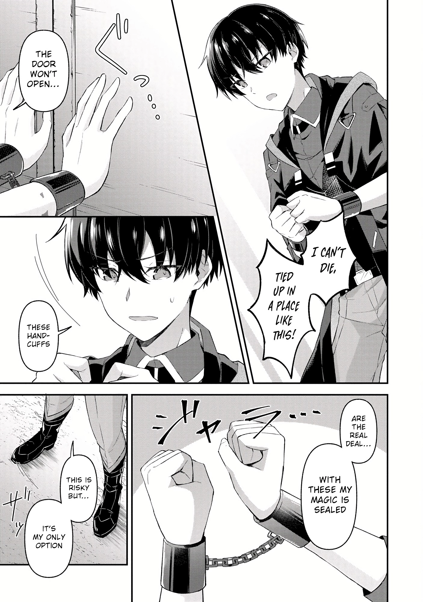 Shinen no Majutsushi ~Hangyakusha to shite Yuuheisareta Ore wa Fushi no Karada to Saikyou no Chikara wo Teniire Boukensha to shite Nariagaru~ – Chapter 1 – Page 11