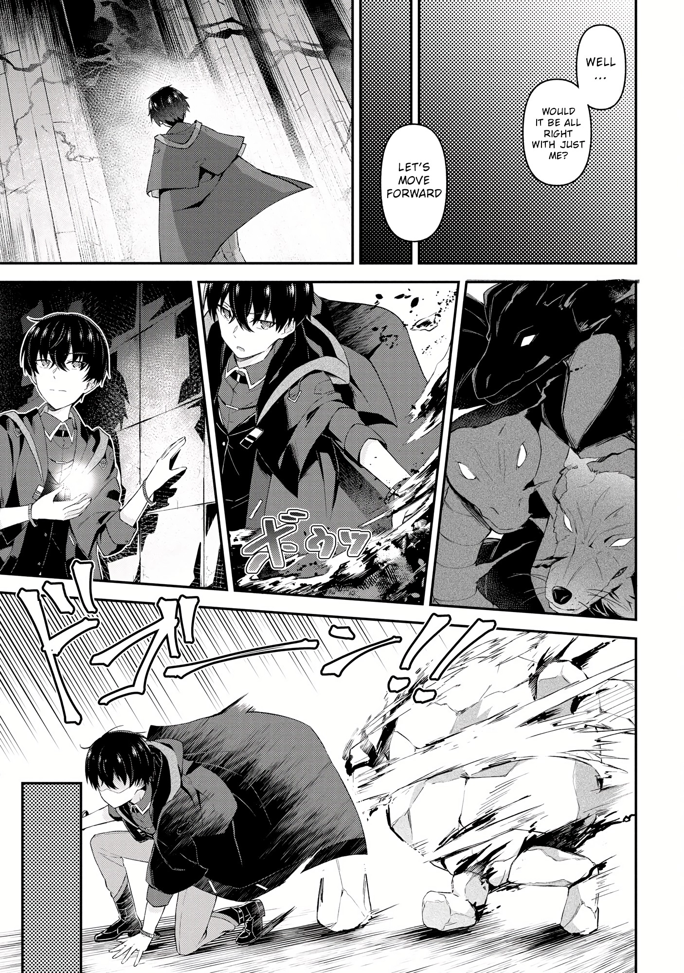 Shinen no Majutsushi ~Hangyakusha to shite Yuuheisareta Ore wa Fushi no Karada to Saikyou no Chikara wo Teniire Boukensha to shite Nariagaru~ – Chapter 1 – Page 17