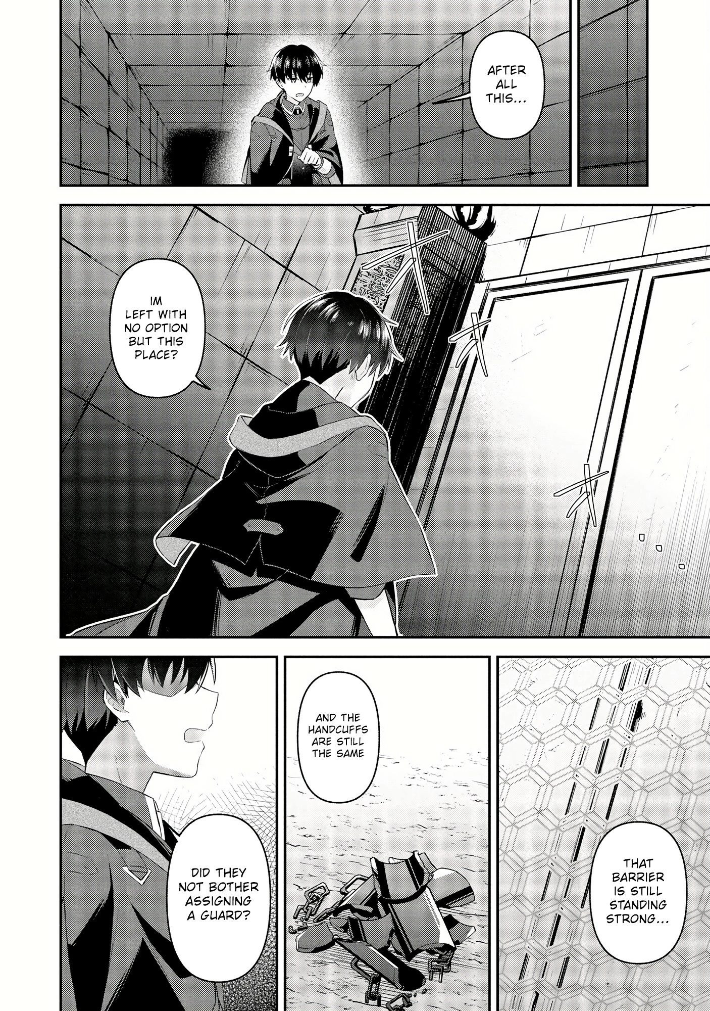 Shinen no Majutsushi ~Hangyakusha to shite Yuuheisareta Ore wa Fushi no Karada to Saikyou no Chikara wo Teniire Boukensha to shite Nariagaru~ – Chapter 2.1 – Page 6