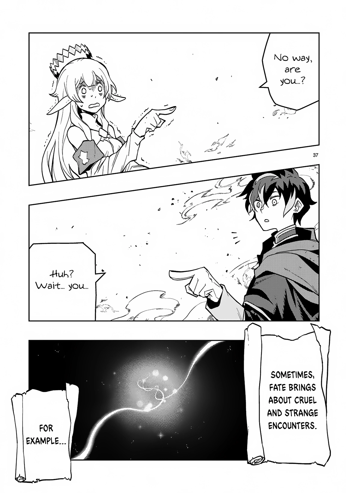 Shokei Sareta Saikyou no Gunnyou Majutsushi, Haisenkoku no Elf Hime to Kokka Saikensu ~Sokoku yo Jama Suru no wa Kattedaga, Sono Majutsu Tsukutta no Ore na Node Kikanai ga?~ – Chapter 1 – Page 35