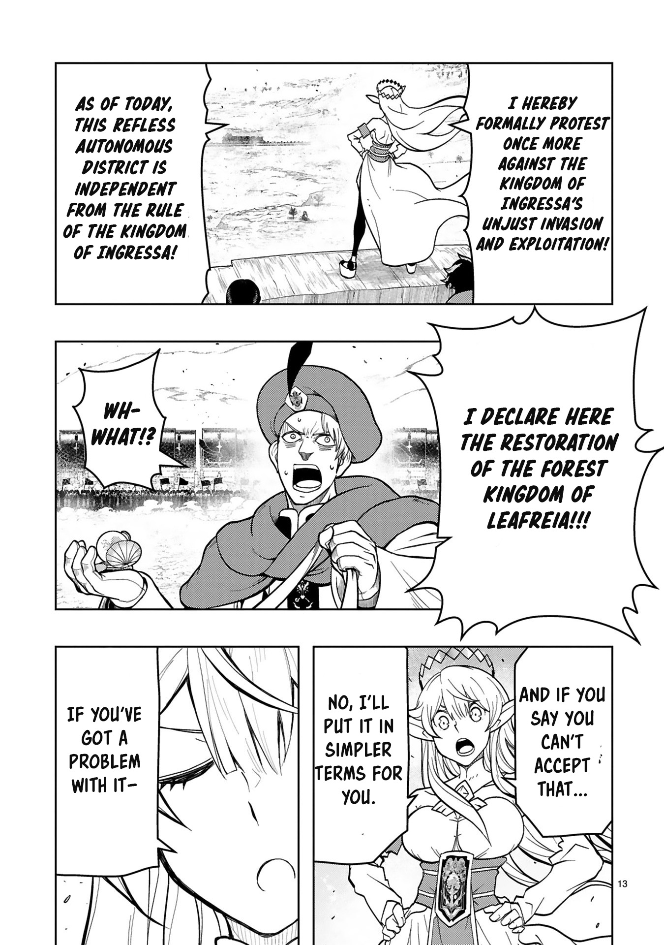 Shokei Sareta Saikyou no Gunnyou Majutsushi, Haisenkoku no Elf Hime to Kokka Saikensu ~Sokoku yo Jama Suru no wa Kattedaga, Sono Majutsu Tsukutta no Ore na Node Kikanai ga?~ – Chapter 7 – Page 16