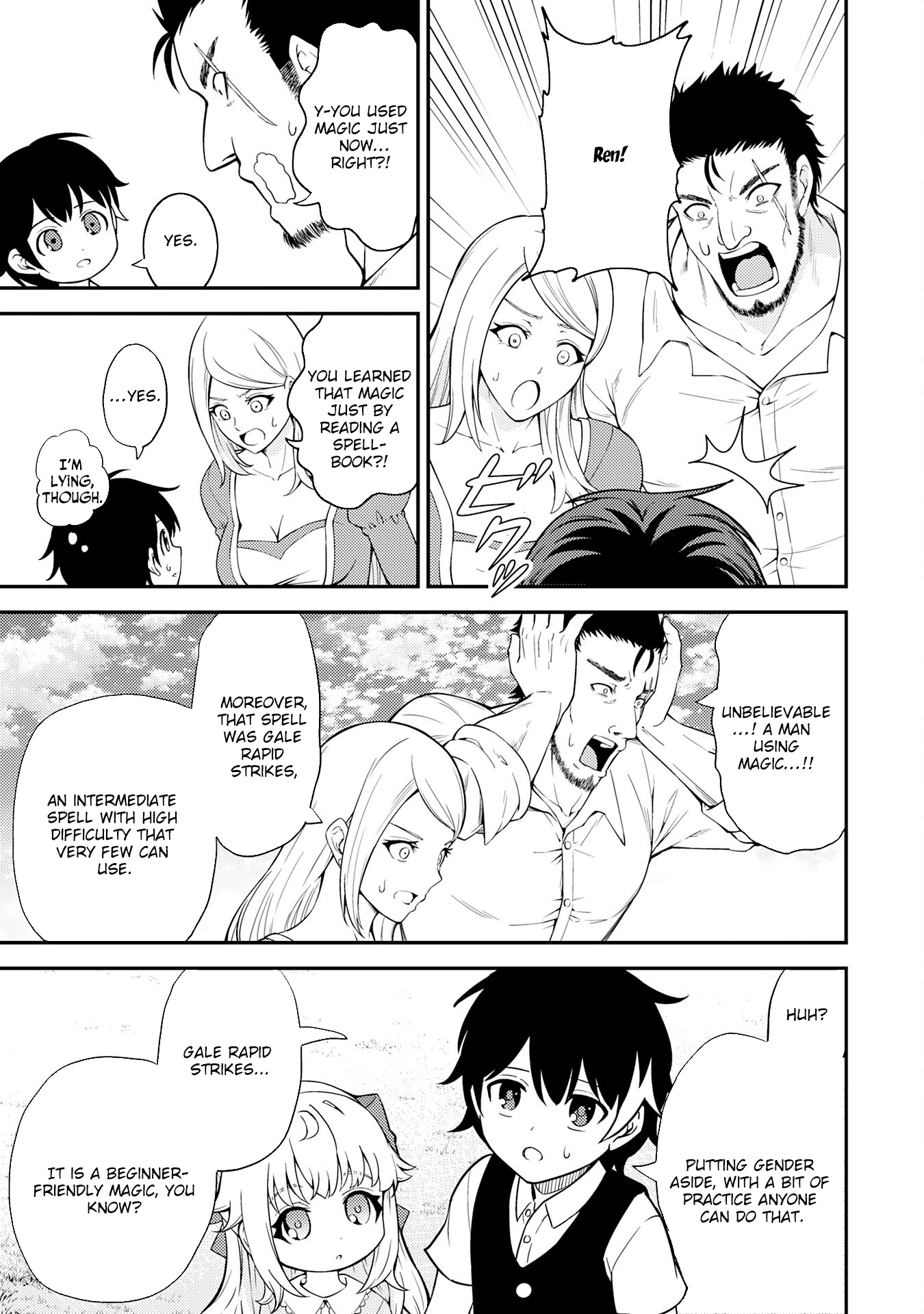 Tensei Kenja no Yarinaoshi ~Ore Dake Tsukaeru Kikaku-gai Mahou de Nidome no Jinsei wo Musou suru~ – Chapter 1 – Page 27