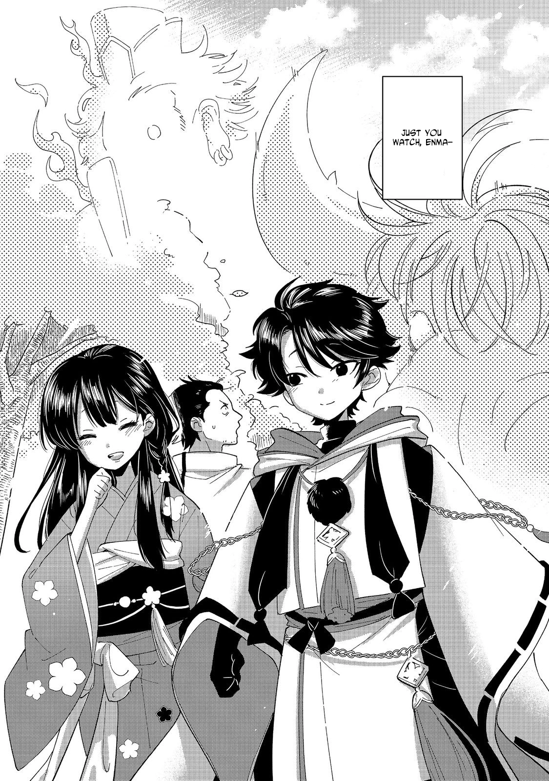 Tensei Onmyouji Kamo Kazuki - Nidoto Jigoku wa Gomen na no de, Enma Daiou no Shinki de Musoushimasu – Chapter 1 – Page 53